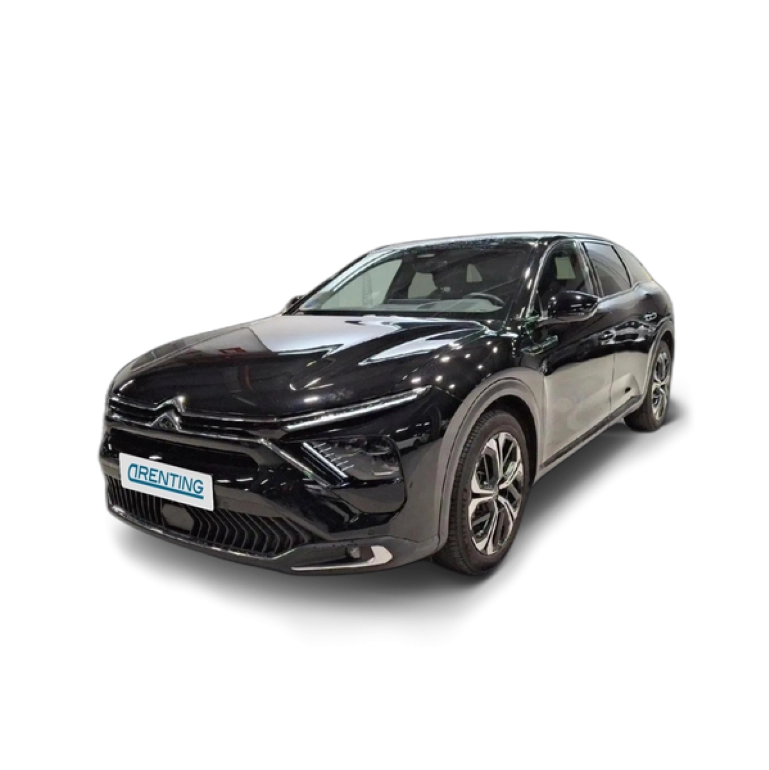 Renting Citroen C5 X Hybrid 225 e-EAT8 Shine Negro