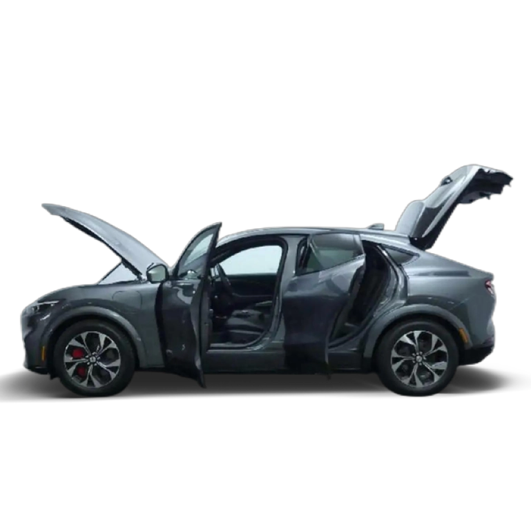 Renting Ford Mustang Mach-E 99KWH 351PS FIRST EDITION EXTENDED RANGE 35 Gris 1