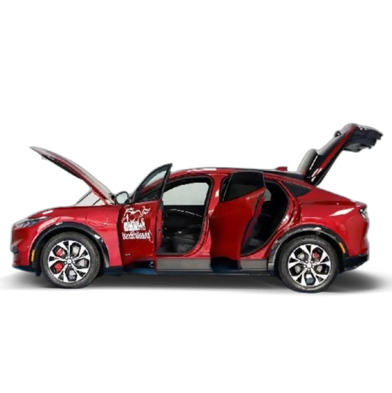 Renting Ford Mustang Mach-E BEV 99KWH 351PS AWD AUTO EXTENDED RANGE 351 Rojo 1