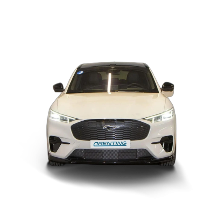 Renting Ford Mustang Mach-E BEV 99KWH 487PS GT EXTENDED RANGE 487 5P Blanco 1