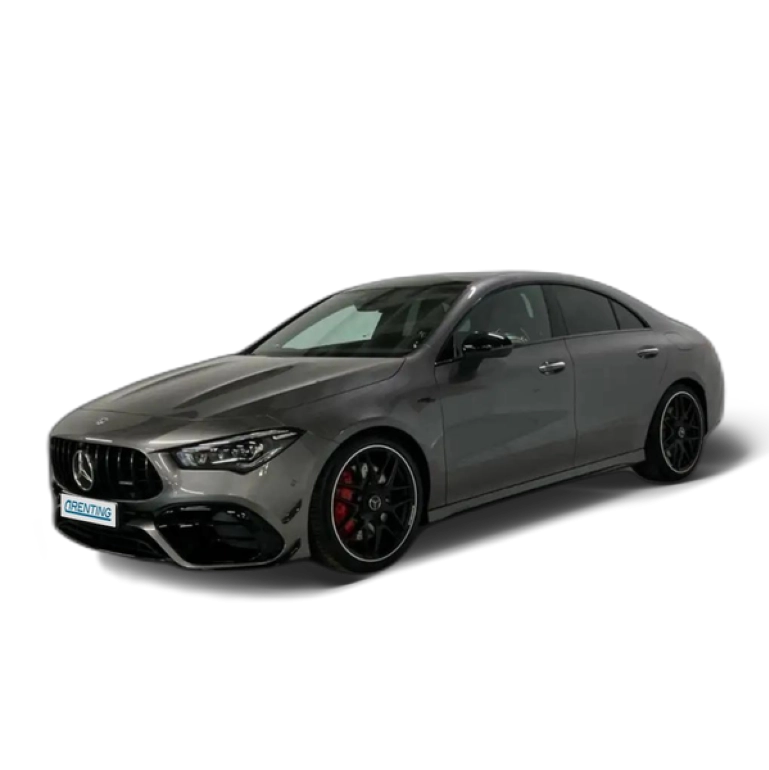 Renting Mercedes-Benz CLA 45 AMG Mercedes-AMG S 4MATIC+ Gris