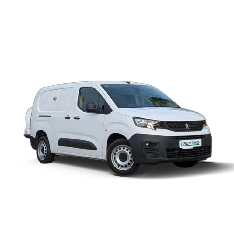 Renting Peugeot Partner Peugeot  Premium Long 1000kG, 1.6BlueHDI 1 Blanco
