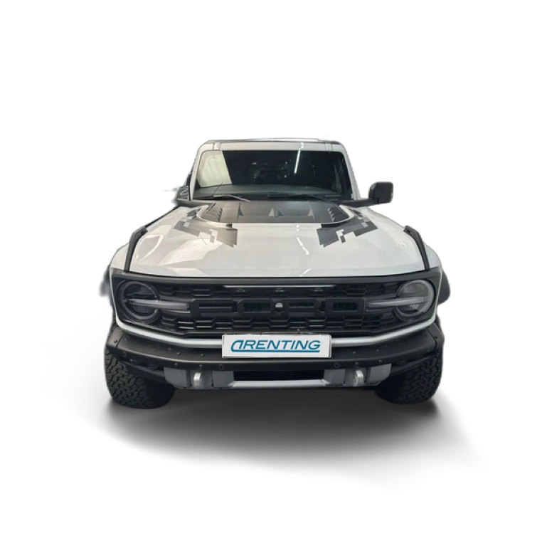 Renting Ford Bronco Raptor Blanco