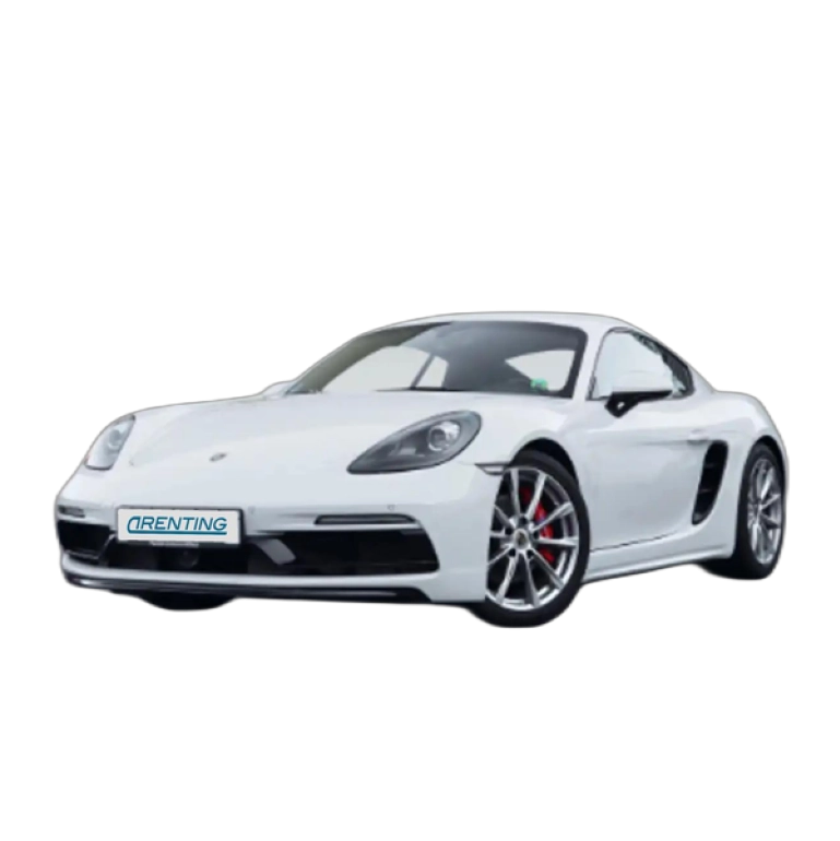 Renting Porsche Cayman S PDK Blanco