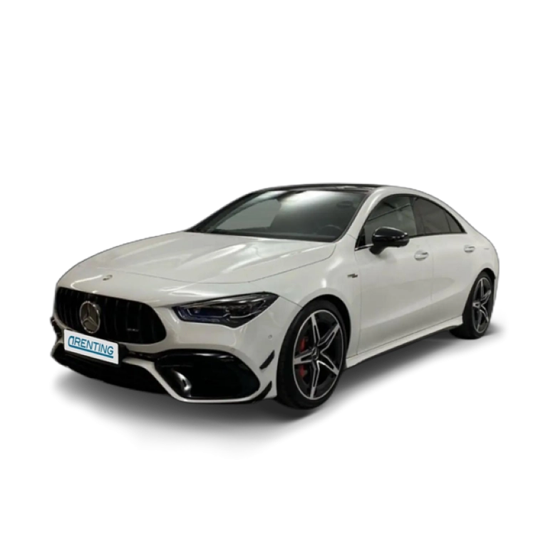 Renting Mercedes-Benz CLA 45 AMG S Speedshift 4Matic+ 8G-DCT Blanco