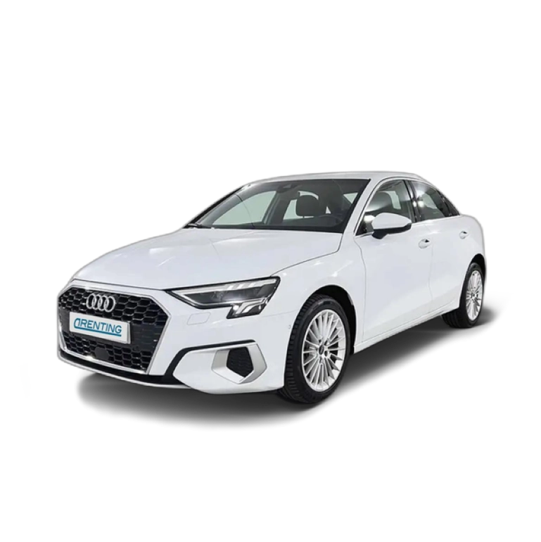 Renting Audi A3 Sedán 30TDI Advanced S tronic Blanco 1