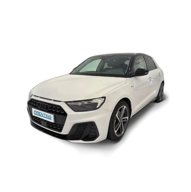 Renting Audi A1 Sportback 30 TFSI Adrenalin Black edition Blanco 4