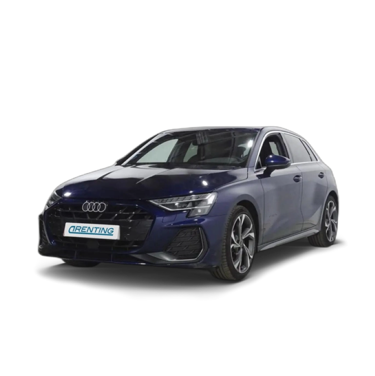Renting Audi A3 Sportback 30 TFSI S line S tronic Azul 1