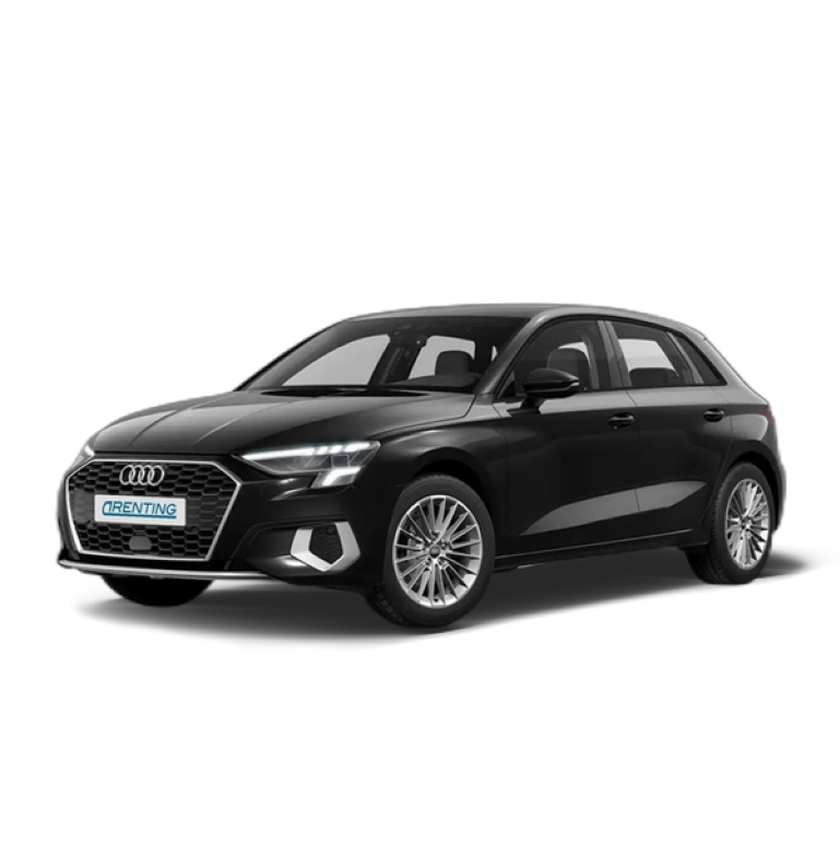 Renting Audi A3 Sportback 30TDI Advanced Negro 1