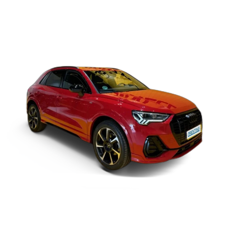 Renting Audi Q3 Sportback 35 TDI Black line quattro S tronic Rojo 1