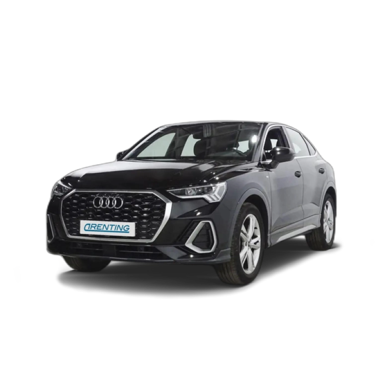 Renting Audi Q3 Sportback 35 TFSI Black line S tronic Negro 3