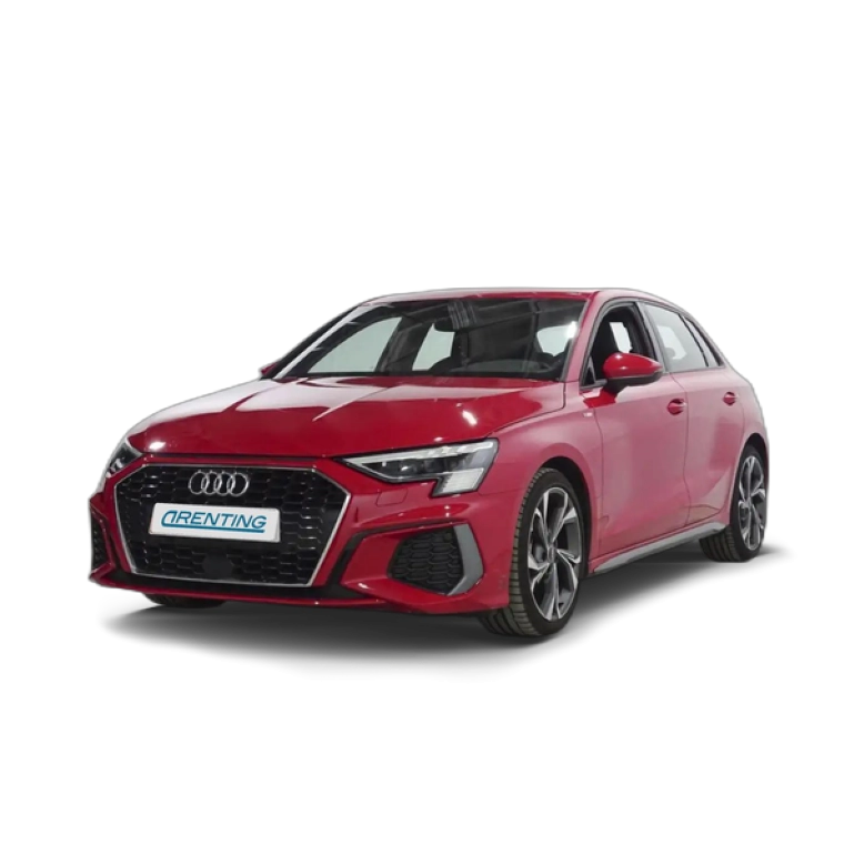 Renting Audi A3 Sportback 35TDI Genuine S tronic Rojo 1
