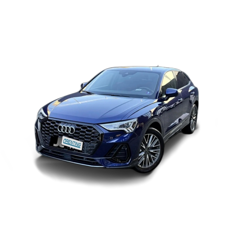 Renting Audi Q3 Sportback 45 TFSIe S line S-tronic Azul