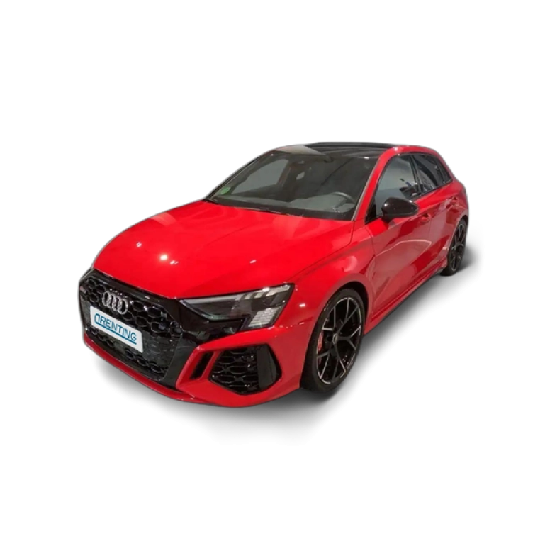 Renting Audi RS3 Sportback quattro S tronic 294kW Rojo 1