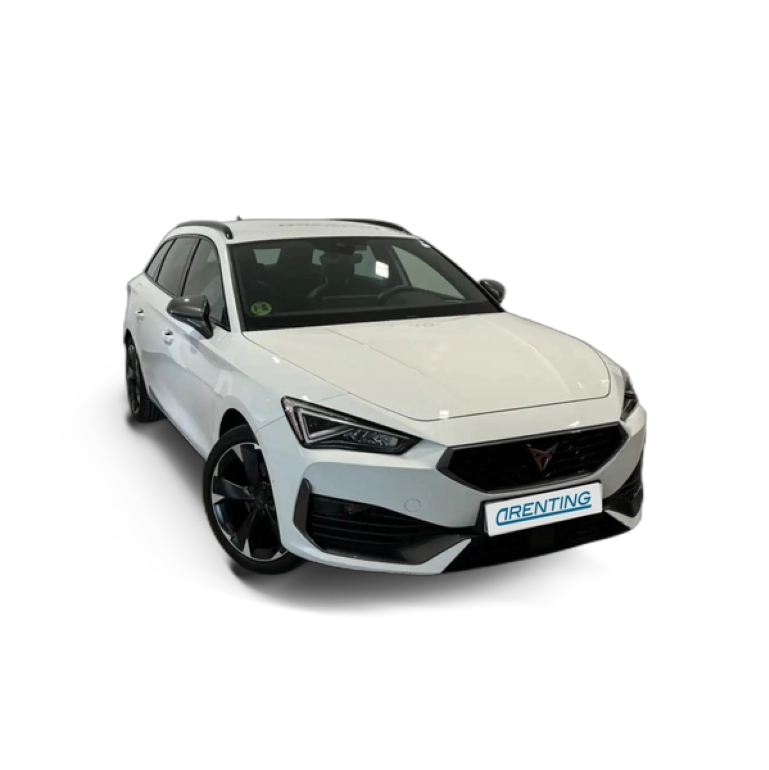 Renting CUPRA Leon Sportstourer 2.0 TSI DSG 140KW Blanco