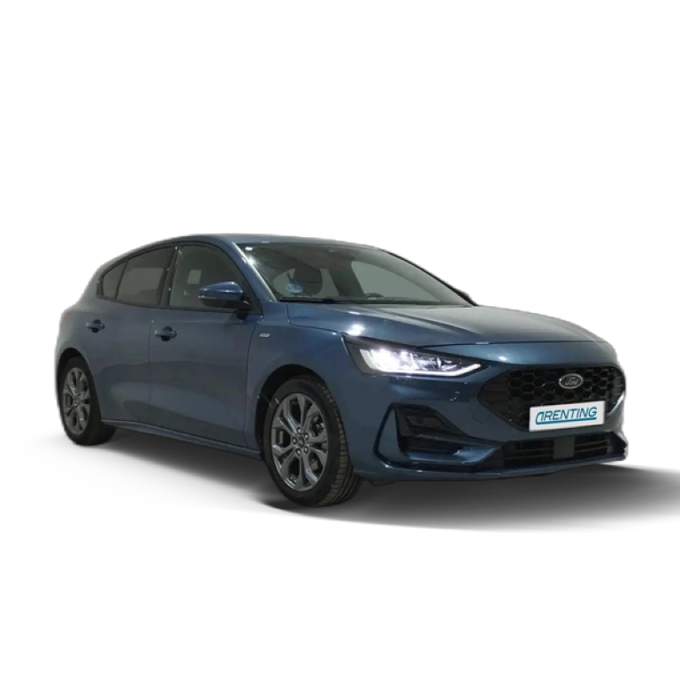 Renting Ford Focus ST-Line Azul