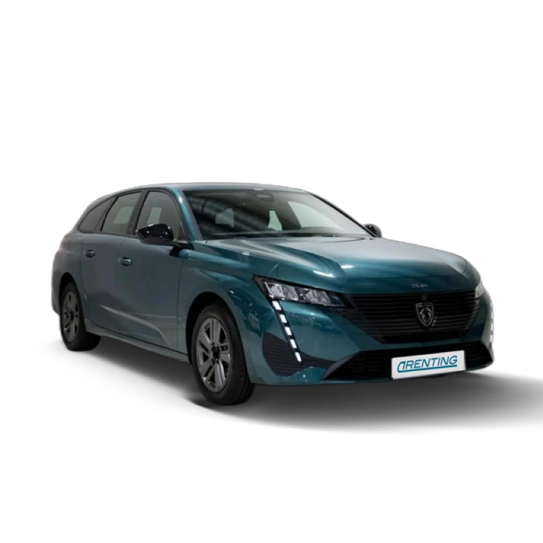 Renting Peugeot 308 SW 1.2 PureTech S&amp;S Active Pack 130 Azul