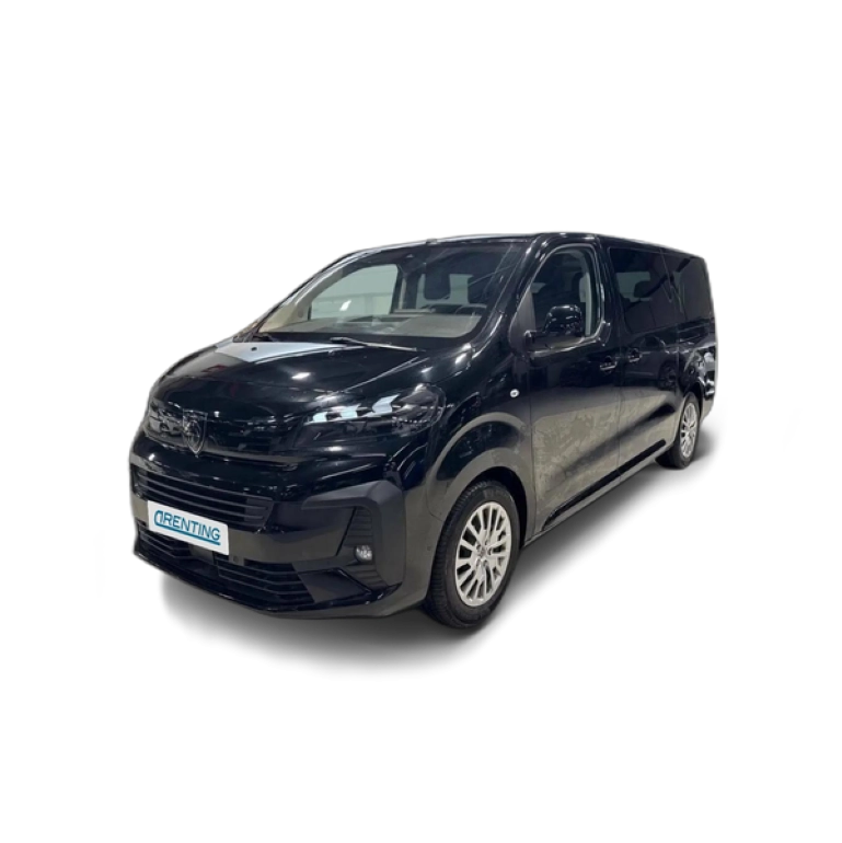Renting Peugeot Traveller Long BlueHDi 180 S&amp;S EAT8 Business Negro