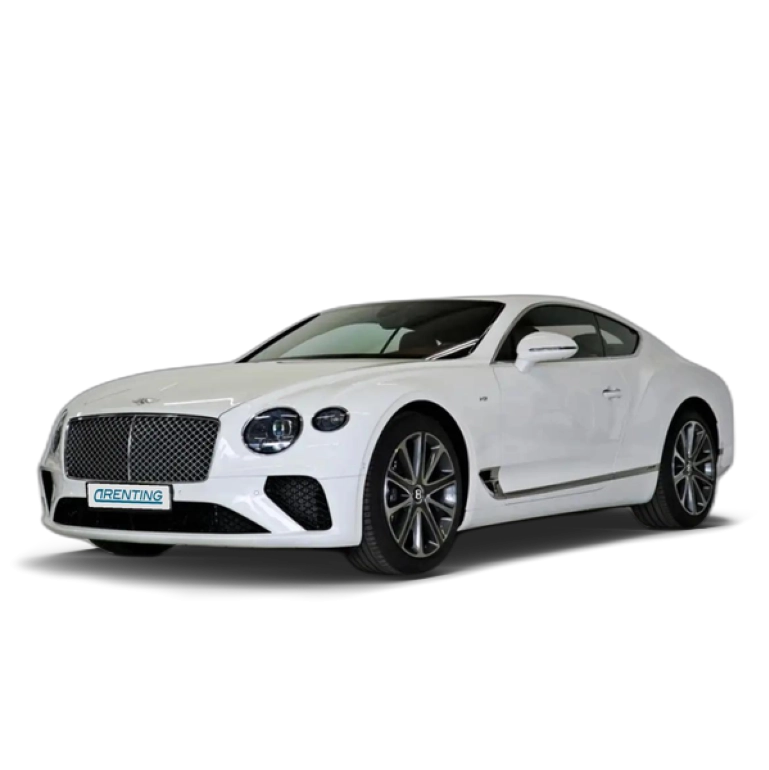 Renting Bentley Continental GT V8 Blanco