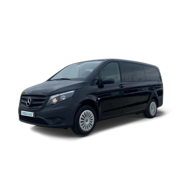 Renting Mercedes-Benz Vito Tourer 114 CDI Pro Larga 9G-Tronic Negro 1 2