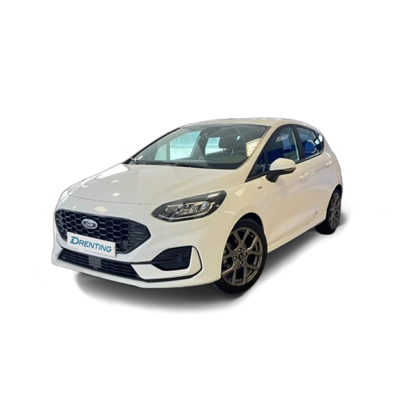 Renting Ford Fiesta 1.0 EcoBoost MHEV ST Line 125 Blanco 3