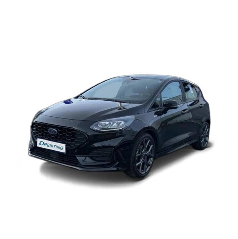 Renting Ford Fiesta 1.0 EcoBoost MHEV ST Line 125 Negro