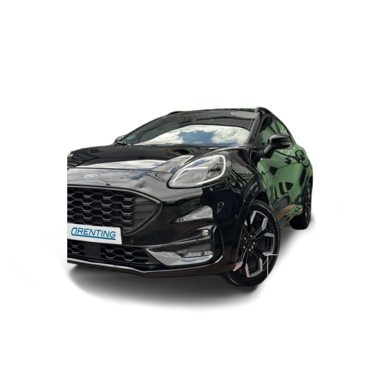 Renting Ford Puma 1.0 EcoBoost MHEV ST-Line X Aut. 155 Negro
