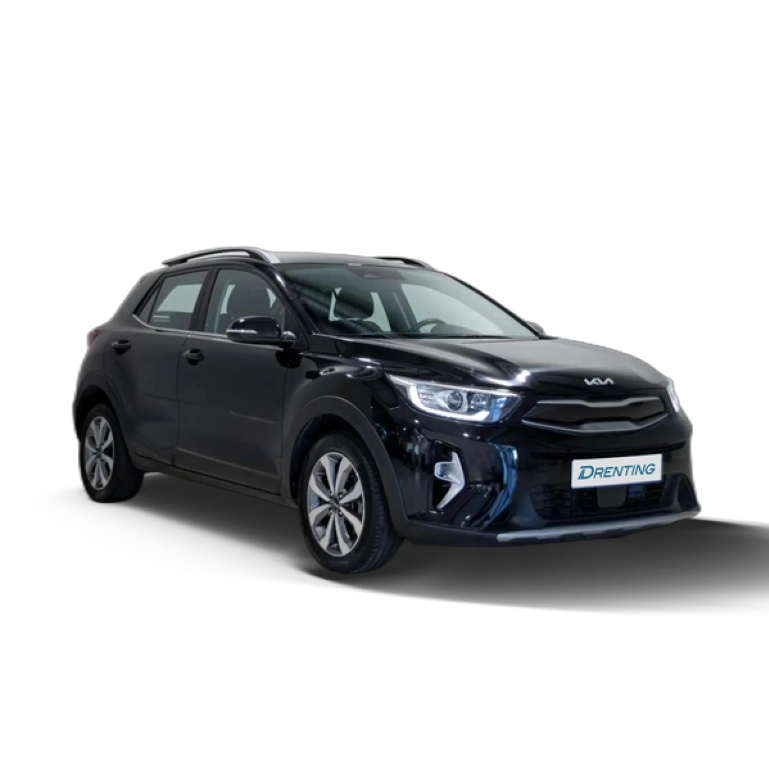 Renting Kia Stonic 1.0 T-GDi MHEV iMT Drive Plus 100 Negro