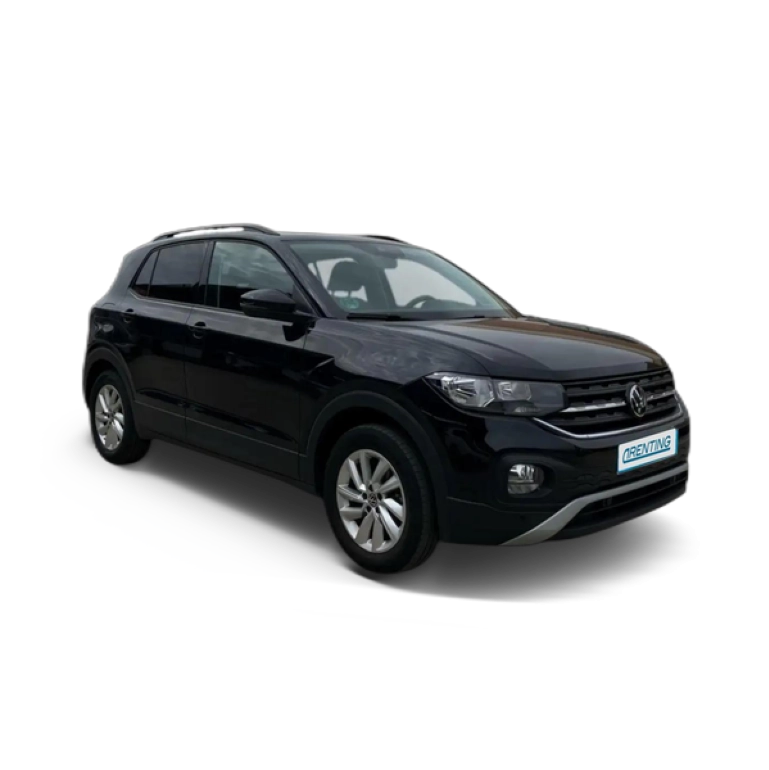 Renting Volkswagen T-Cross 1.0 TSI Advance 81kW Negro