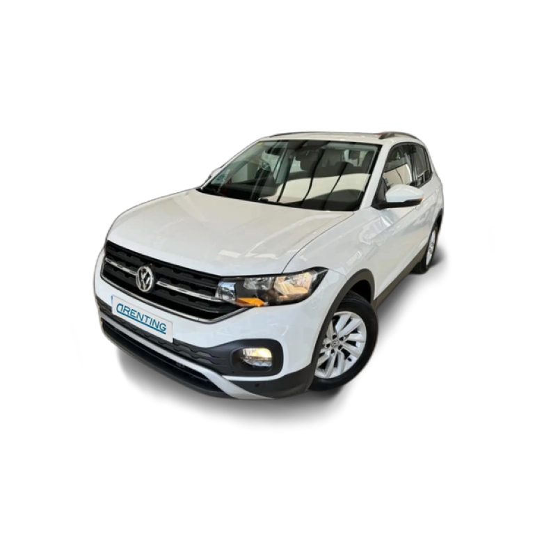 Renting Volkswagen T-Cross 1.0 TSI Advance DSG7 85kW Blanco 1