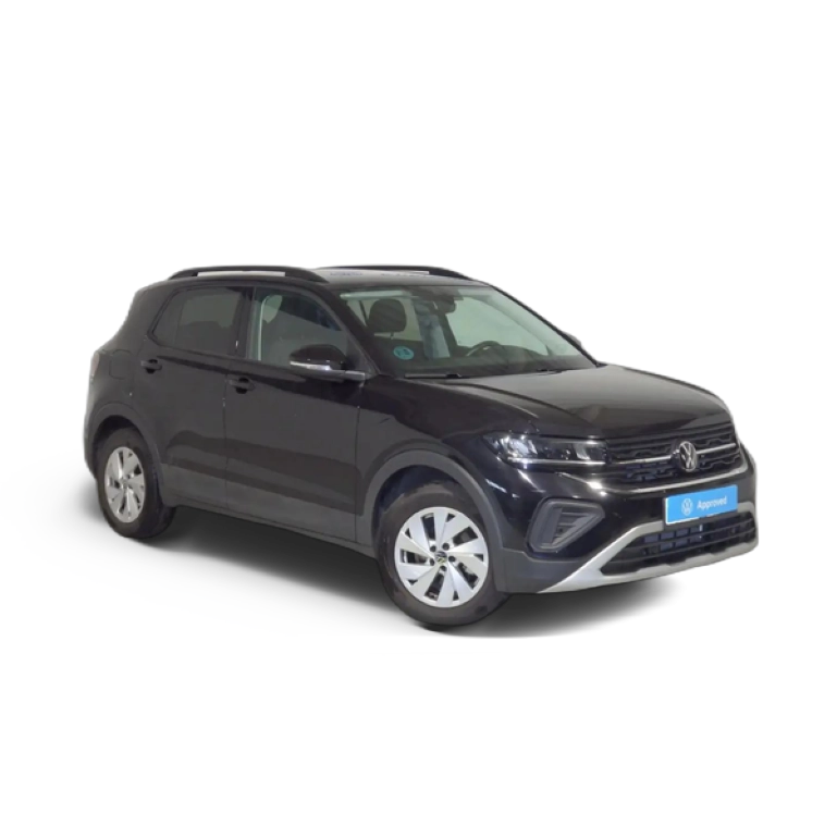 Renting Volkswagen T-Cross 1.0 TSI Life 70kW Negro