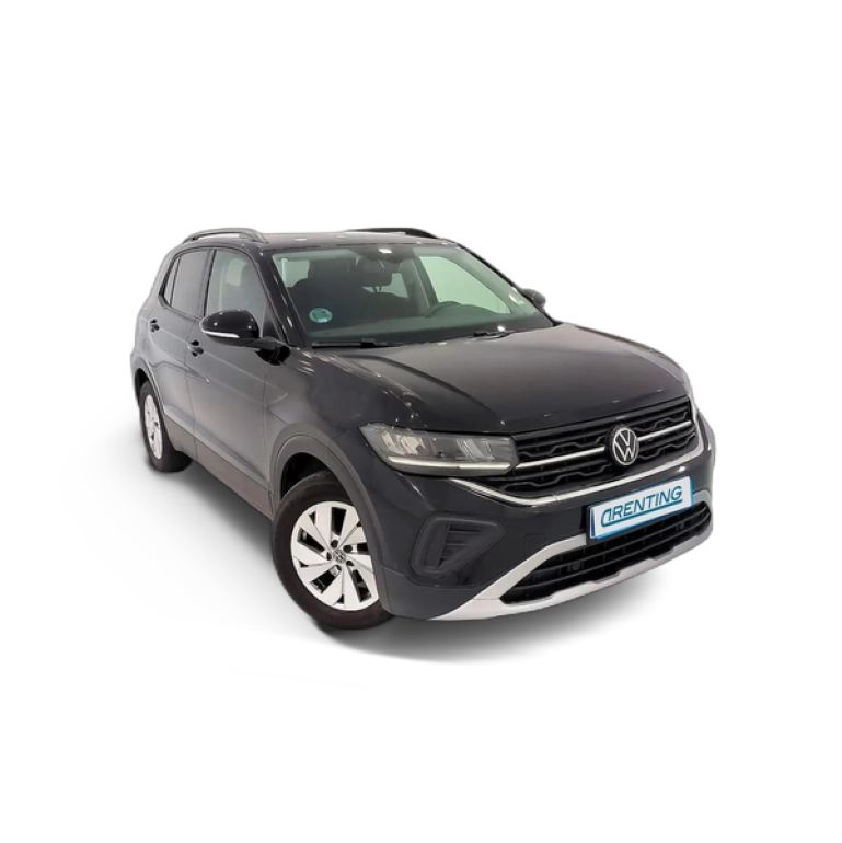 Renting Volkswagen T-Cross 1.0 TSI Life 85kW Aut. Negro