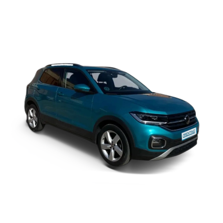 Renting Volkswagen T-Cross 1.0 TSI Sport DSG7 81kW Azul 1