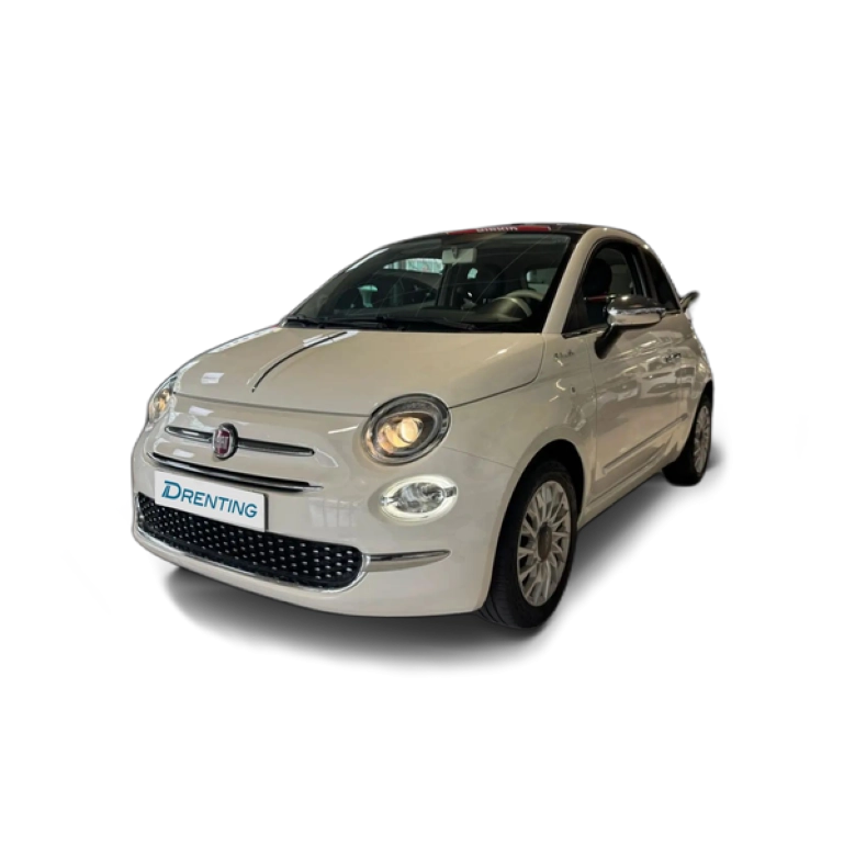 Renting Fiat 500 1.0i 70CV DOLCEVITA HYBRID.- » IMPECABLE «.- » BAJ Blanco