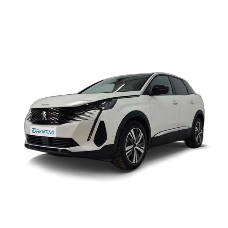 Renting Peugeot 3008 1.2 100KW  eDCS6 Allure Pack Blanco