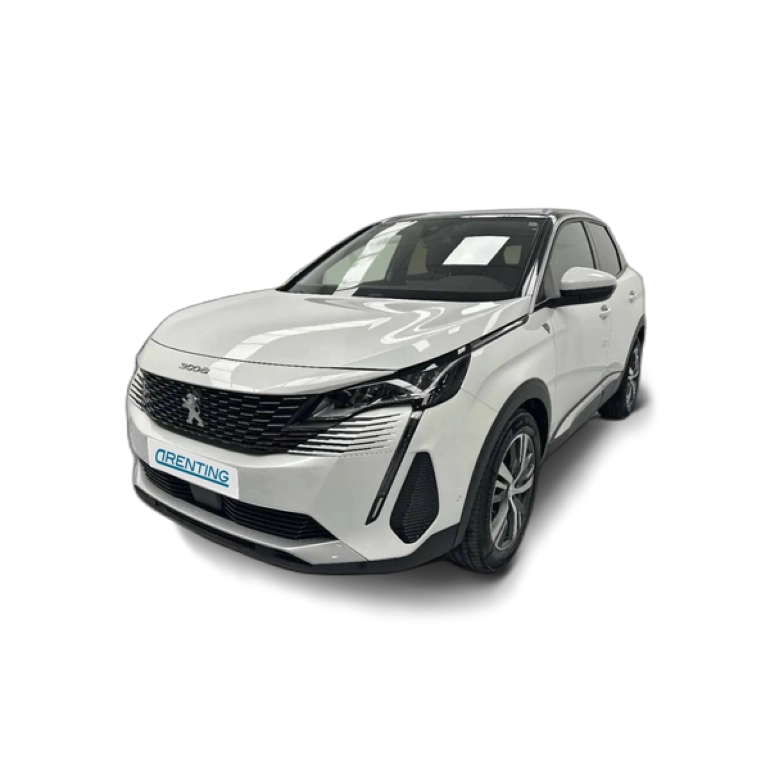 Renting Peugeot 3008 1.2 PureTech 96KW S&amp;S  EAT8 Roadtrip Blanco