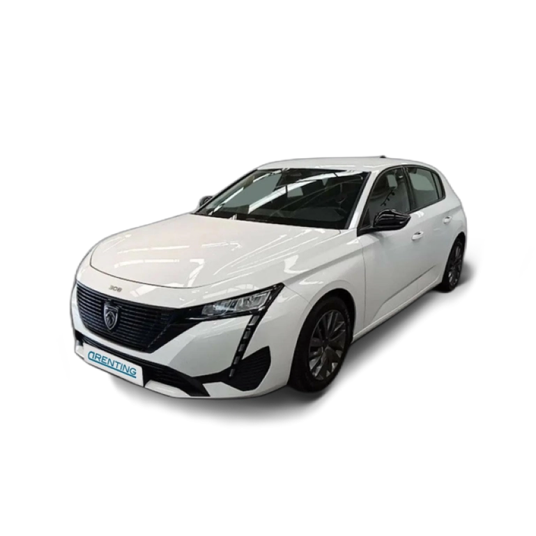 Renting Peugeot 308 1.2 PureTech S&amp;S Active Pack 110 Blanco 1