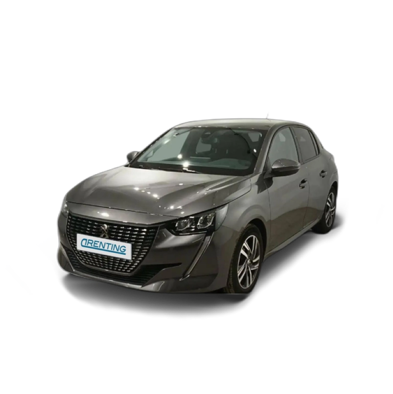 Renting Peugeot 208 1.2 Puretech S&amp;S Allure Pack 100 Gris 2