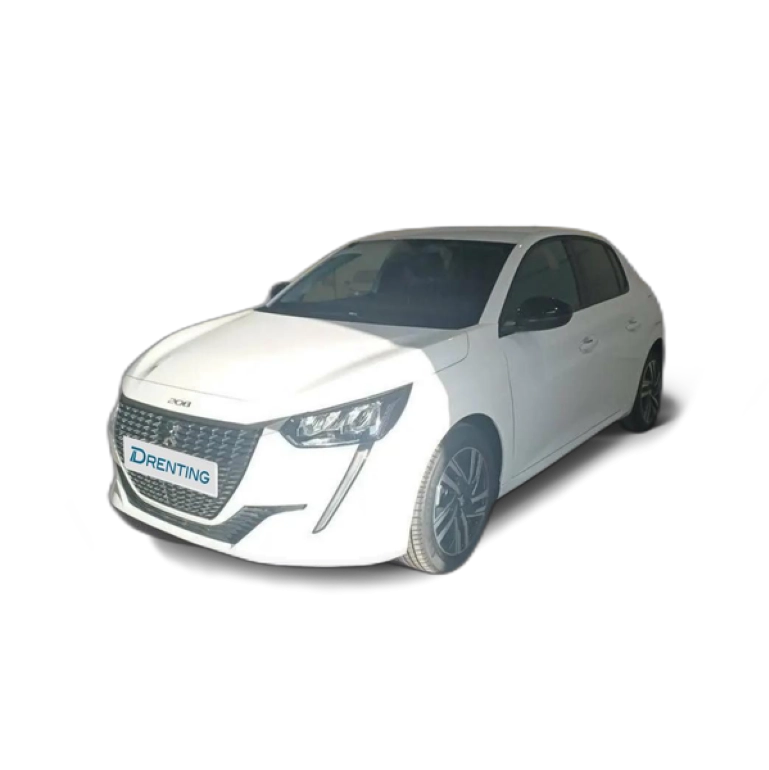 Renting Peugeot 208 1.2 Puretech S&amp;S Allure Pack 100 Blanco 1