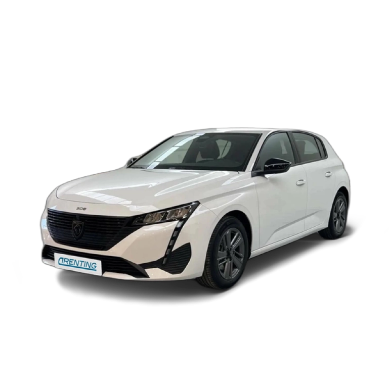 Renting Peugeot 308 1.5 BlueHDi S&amp;S Active Pack EAT8 130 Blanco 2