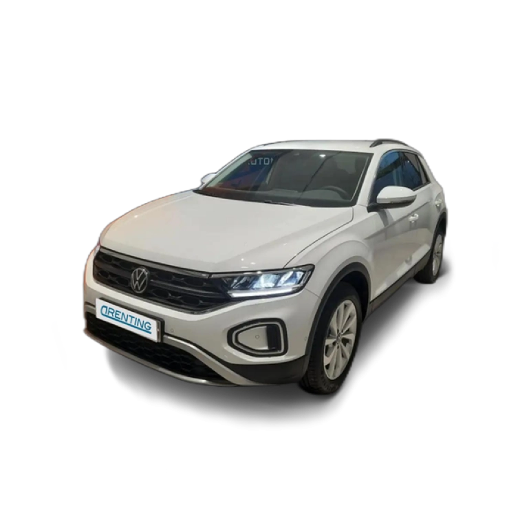 Renting Volkswagen T-Roc 1.5 TSI Life DSG7 Blanco 1