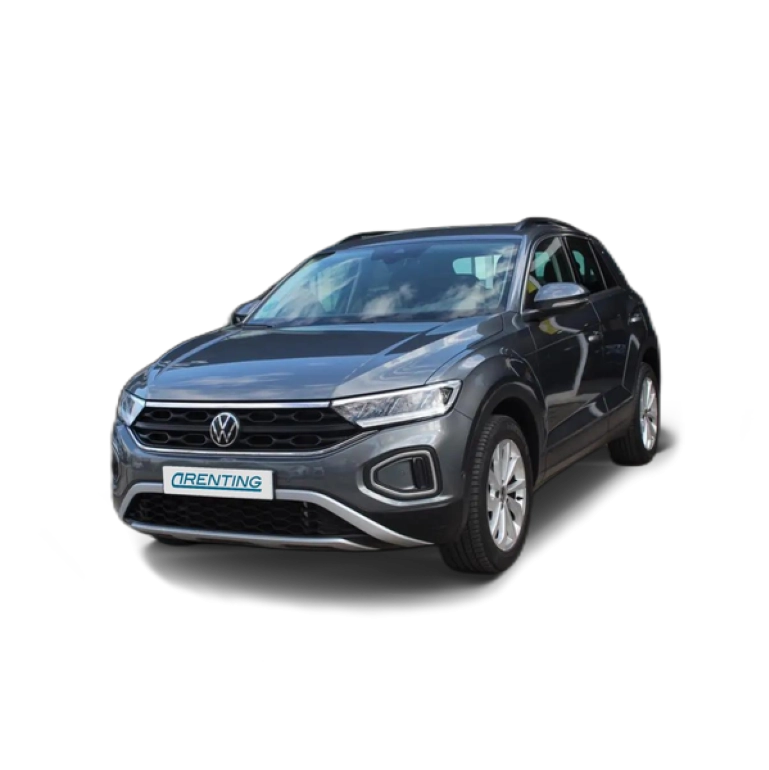 Renting Volkswagen T-Roc 1.5 TSI Life DSG7 Gris 3