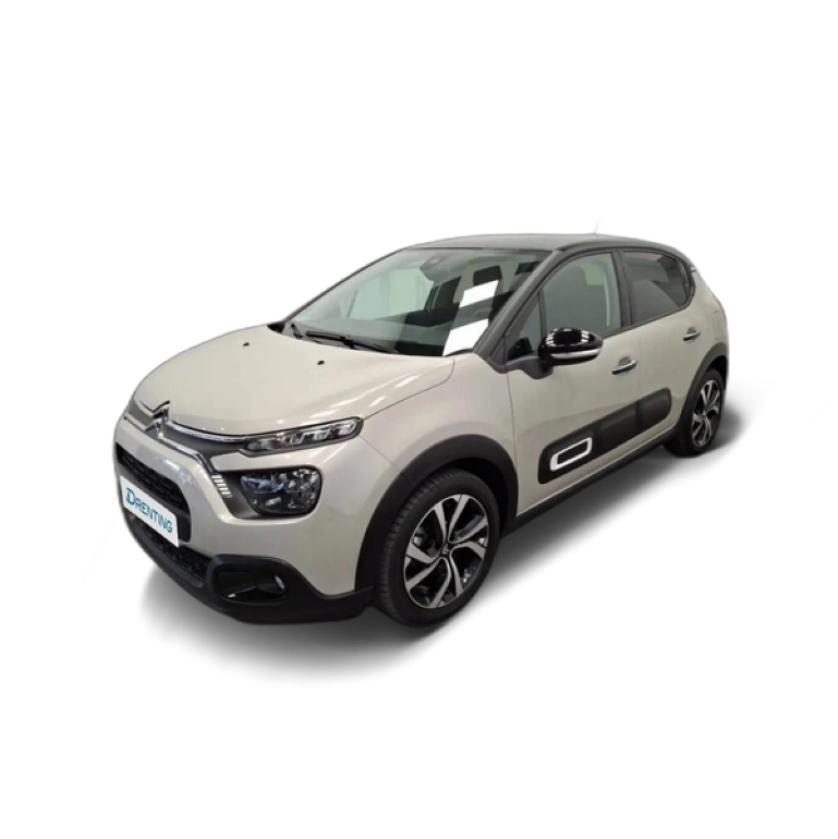 Renting Citroen C3 1.5BlueHDi S&amp;S Shine 100 Beige 4 1