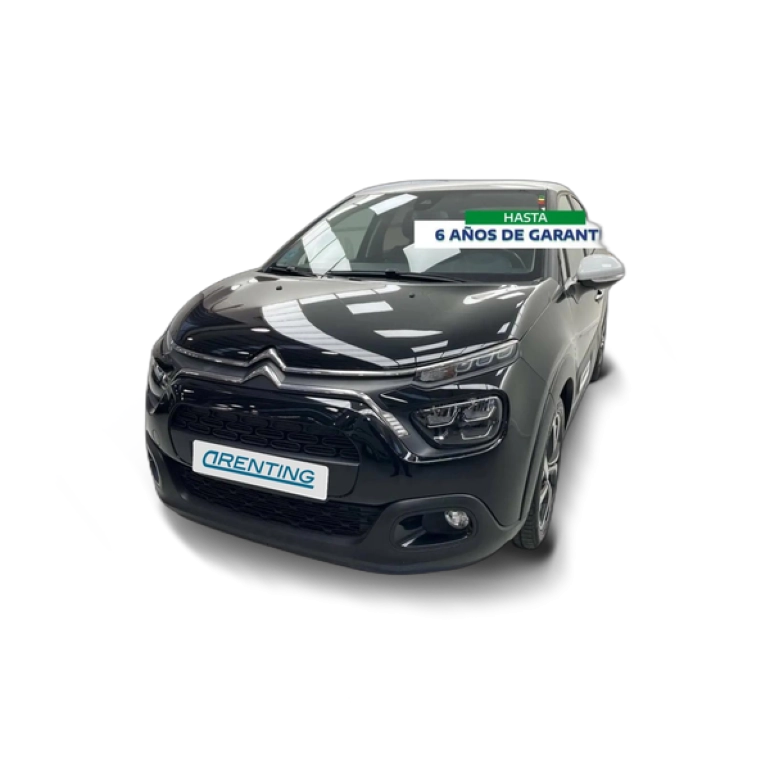 Renting Citroen C3 1.5BlueHDi S&amp;S Shine 100 Negro 1