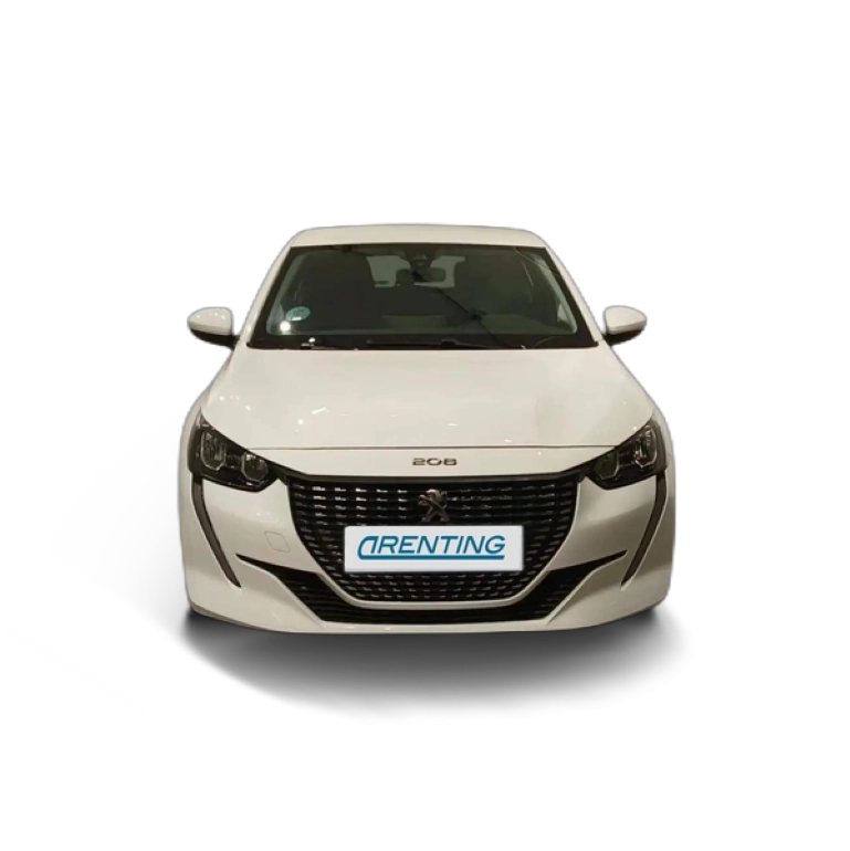 Renting Peugeot 208 1.6 BlueHDi Active 100 Blanco