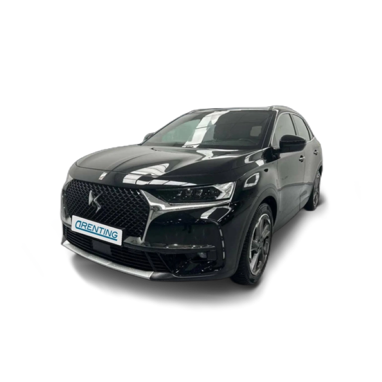 Renting DS Automobiles DS 7 Crossback 1.6 E-Tense 300 Auto 4WD Rivoli Negro