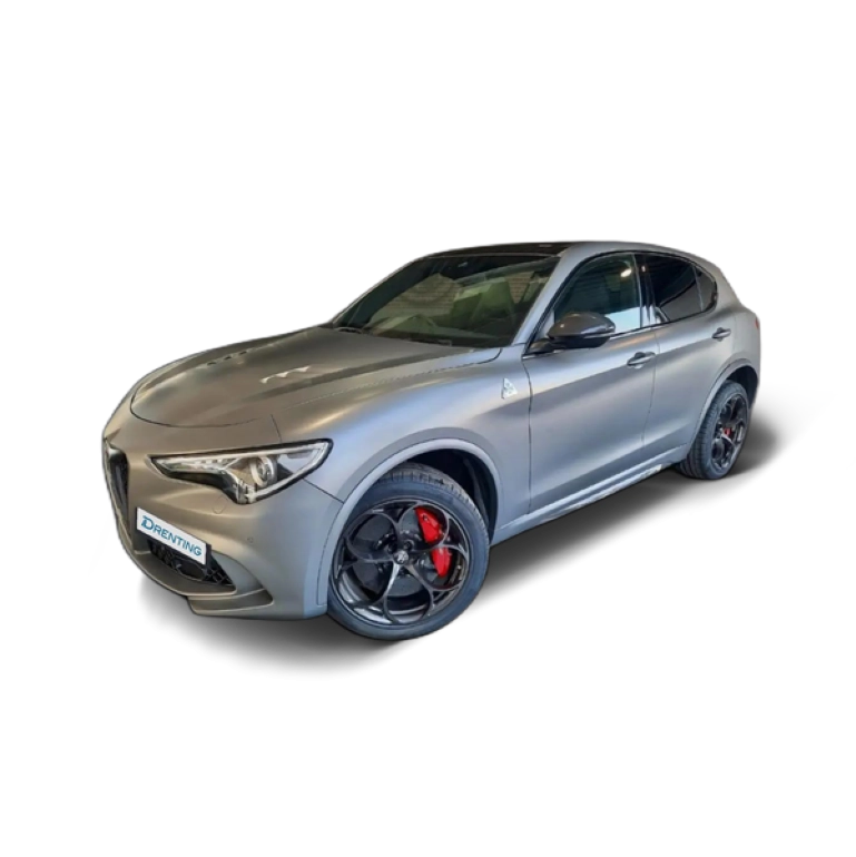 Renting Alfa Romeo Stelvio 2.9 Gasolina 375kW (510CV) Quadrifogl Q4 Quadrifog Gris