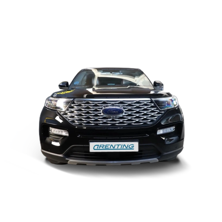 Renting Ford Explorer 3.0 PHEV Platinium AWD 450 Negro
