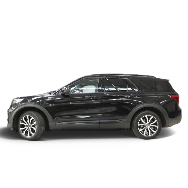 Renting Ford Explorer 3.0 PHEV ST-Line AWD 450 Negro