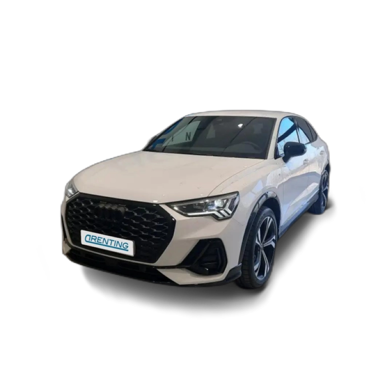 Renting Audi Q3 35 TDI Black line S tronic 110kW Blanco 1